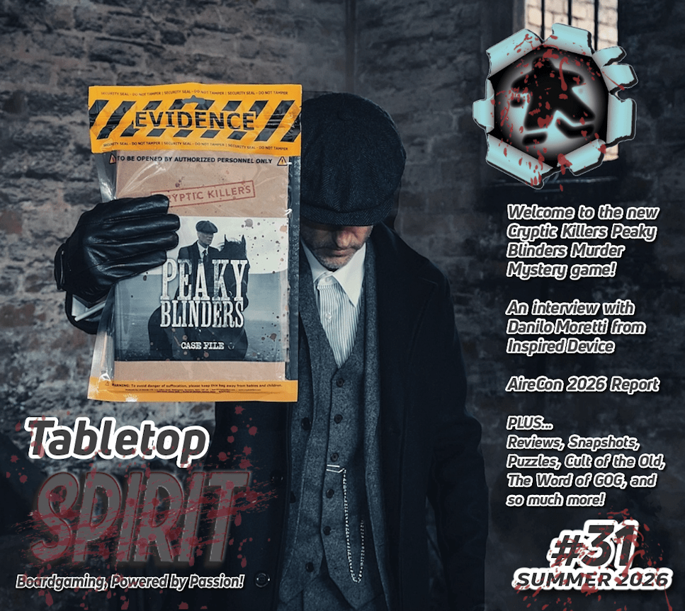 The cover of issue number 31 of Tabletop SPIRIT Magazine